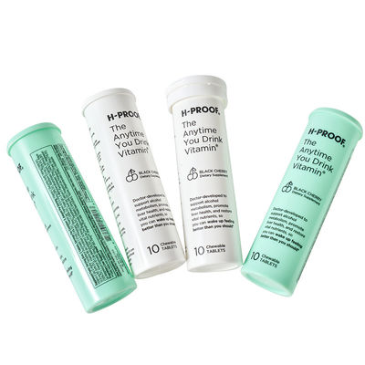 2024 Products Popular Design Empty Bulk Effervescent Tablets Tubes with Flip Cap