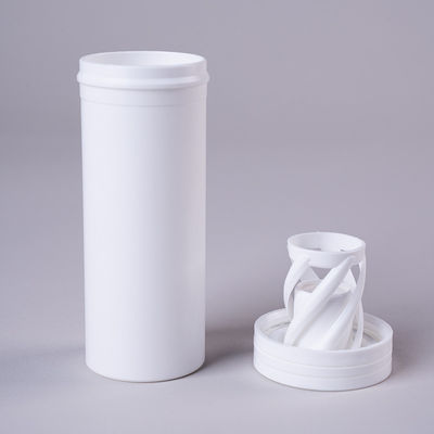 Portable Plastic Effervescent Tablet Bottle for Counting Tablets and Vitamins